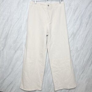 Universal Thread Women's Sailor Wide Leg Pants in Cream 10